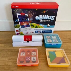 Osmo Genius Starter Kit (5 Games) & Math Wizard and The Magical Workshop